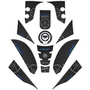 Resim Yamaha R7 2021 - 2022 Uyumlu Full Tank Pad Set 002 