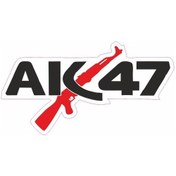 Resim Motosiklet Sticker Ak47 55 X 100 Mm 