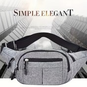 Resim Ayarlanabilir Askılı Unisex Naylon Fanny Paketi, Büyük Kapasiteli 4 Cepli Göğüs Çantası, Açık Hava Bisikleti ve Koşu İçin, Rahat Hafif Bel Çantası - Siyah, Ayarlanabilir Omuz Askılı Çanta | Minimalist Naylon Çanta | Güvenli Fermuar Kapanışı, Seyahat Fanny Paketleri 