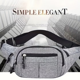 Resim Ayarlanabilir Askılı Unisex Naylon Fanny Paketi, Büyük Kapasiteli 4 Cepli Göğüs Çantası, Açık Hava Bisikleti ve Koşu İçin, Rahat Hafif Bel Çantası - Siyah, Ayarlanabilir Omuz Askılı Çanta | Minimalist Naylon Çanta | Güvenli Fermuar Kapanışı, Seyahat Fanny Paketleri 