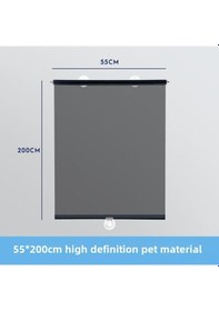 Resim Maiyame Kamyon Ön Camı Genişleyebilir Güneşlik - Isı Yalıtımı, Yüksek Kaliteli Şeffaflık, Süction Cup Montajlı 55x200 Cm 