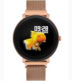 Resim Woom Watch Kanyon Ios Android K9 Çift Kordonlu Rose Gold - Akıllı Saat Nabız Adım Uyku Tansiyon 