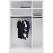 Resim T Designo Tdesigno Tdesıgno Sezin Açık Giyinme Dolabı - Çok Amaçlı Dolap - Gardırop 120 cm Beyaz 