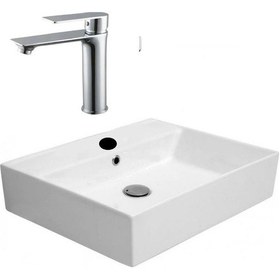 Resim Alvit Gpd Provido 38 x 50 Tezgahüstü Setüstü Lavabo 