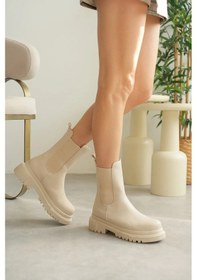 Resim Luis A Costa 002 Bej Lastikli Kadın Bot Çok Renkli 