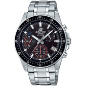 Resim Casio Efv-540d-1avudf Quartz Çelik Gri Siyah Kadran 10 Atm 44 Mm Erkek Kol Saati Gri 