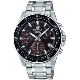 Resim Casio Efv-540d-1avudf Quartz Çelik Gri Siyah Kadran 10 Atm 44 Mm Erkek Kol Saati Gri 