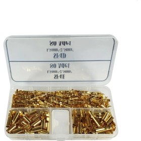 Resim 160 Parça Izolesiz Yuvarlak Dişi ve Erkek Tip Terminal Seti 