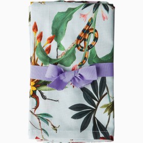 Resim Fantastic Creatures, İtalyan Tasarımı 2’li Pamuk Peçete Seti - Mavi-Çok Renkli / 50 x 50 cm 