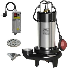 Resim Sumak Sbrm15/2 1.5 Hp 220v Monofaze Bıçaklı Foseptik Dalgıç Pompa 