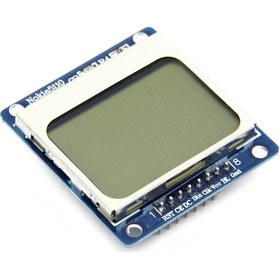 Resim Nokia 5110 Lcd Ekran Modül 84X84 Kırmızı Veya Mavi Renk 
