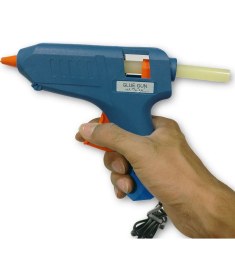 Resim Glue Gun Elektrikli 165° C Küçük Sıcak Mum Silikon Tabancası 7.3 mm İnce Mum Çubuğu Tutkal Isı 10 W 1 Adet 
