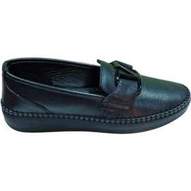 Resim Frida 2044 Kadın Siyah 37-41 Deri Tokalı Comfort Ayakkabı Siyah 