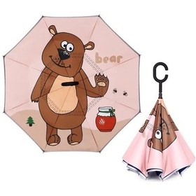 Resim Çocuk Şemsiye Ters Şemsiye Honey Bear 