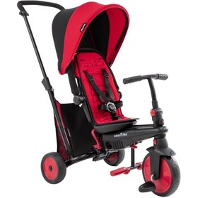 Resim SmarTrike STR3 Plus 5’i 1 Arada Modüler Katlanabilir Bebek Arabası ve Üç Tekerlekli Bebek Bisikleti - Red 