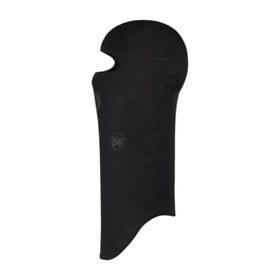 Resim Buff Merino Lightweight Balaclava Solid Unisex Siyah Kar Maskesi 