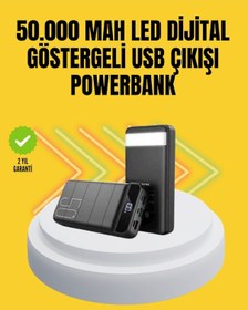 Resim Profesyonel 50.000 Mah Powerbank Aynı Anda Birden Fazla Cihaz Şarj Eden, Dayanıklı Ve Güvenli Taşınabilir Şarj Cihazı Çok Renkli 
