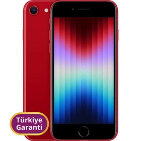 Resim Apple iPhone SE 3 TR Garanti | 128 GB Kırmızı 