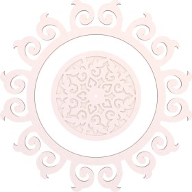 Resim Motifpiyer Lamba Tavan Göbeği 67-Motifli-Yuvarlak-1-Dış Çıtalı 