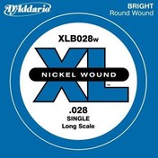 Resim D'Addario XLB028W Bas Gitar Tek Tel 