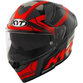 Resim KYT R2R KASK OCTANE RED 