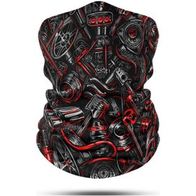 Resim Daırb0101 - Çok Amaçlı Bandana Motosiklet Boyunluk Balaklava Outdoor Yüz Maskesi Kayak Maskesi Çok Renkli 