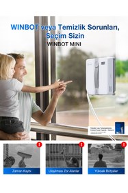Resim Ecovacs Winbot Mini Cam Silme Robotu 