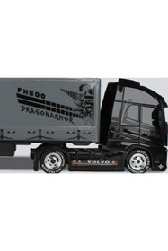 Resim MYTOY Scania, Volvo Model Oyuncak Tır – 46 cm Uzunluk, Hareketli Dorse, 12 Tekerlekli Konteyner Tır 