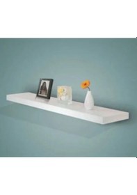 Resim Dekoratif Duvar Rafı Parlak Beyaz 70x14 Beyaz 