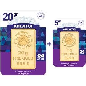 Resim 24 Ayar - 25 Gram Külçe Altın 