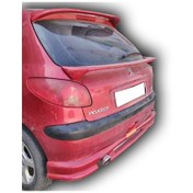 Resim Peugeot 206 Uyumlu Yedek Parça Cam Altı Spoiler Boyasız 
