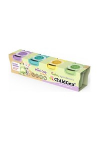 Resim Doğal Oyun Hamuru - Mini-cup Kurbağa Ve Fare 4x65gr Pastel Renkler Çok Renkli 
