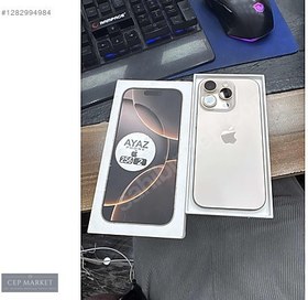 Resim Apple iPhone 16 Pro İkinci El YD | 256 GB | Çöl Titanyum 