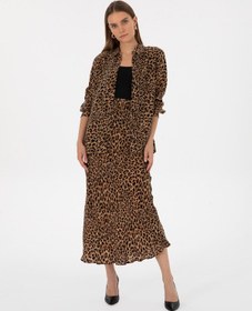 Resim Pierre Cardin Kadın Camel Etek Dokuma 50313694-vr015 CAMEL 