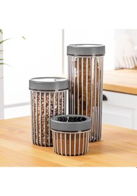 Resim Selka Home Yuvarlak Saklama Kabı 3'lü 001 