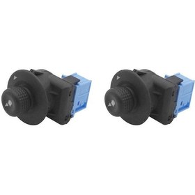 Resim Citroen C3 11pin 6545 İçin 2x Elektrikli Dikiz Aynası Kontrol Anahtarı Düğmesi - Kaiyi 