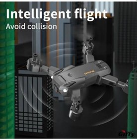 Resim Giffy/başlangıç Drone 720p Hd Kameralı Drone Katlanabilir Taşıma Çantalı 4 Pervaneli Havada Sabit Kalma Özellikli Siyah Abanoz 