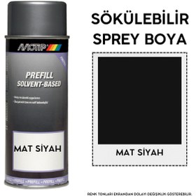 Resim Motip Plasti Dip 400 ml Sökülebilir Kauçuk Mat Siyah Sprey Boya Plastidip 