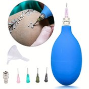 Resim 7 Parça Seramik & Çömlekçilik Hassas Uygulayıcı Seti - Sırlama & Kil için Çok Renkli Uçlu Mavi Sıkma Şişe, Elektriksiz, Detaylı El İşleri, Sanatsal Dekorasyon için İdeal|Şık Uygulayıcı|Dayanıklı Plastik Şişe, Seramik Araçları ve Malzemeleri 