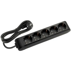 Resim Viko Multi-let 5'li Grup Priz Topraklı Çocuk Korumalı 3 Metre Siyah - 90133503 