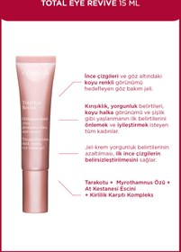 Resim Clarins Total Eye Revıve 15 Ml-çizgi Ve Halkaları Hedefleyen Göz Bakım Jeli 