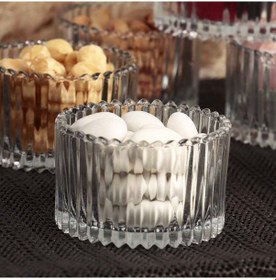 Resim Porsima Rayan Sultan Cam Çerezlik Sunum Kasesi 6 Parça 