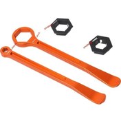 Resim Dream011 Evrensel Cnc Boncuk Yardımcısı Turuncu Kriko Manşon Çubuğu Lastik Takma Anahtarı 