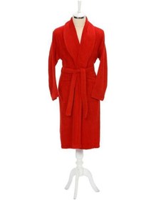 Resim Özdilek Tek Bornoz Şalyaka-colourist Kırmızı Xl Beden Kırmızı 