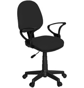 Resim Türksit Kozmo Şef Koltuk Kumaş Siyah 