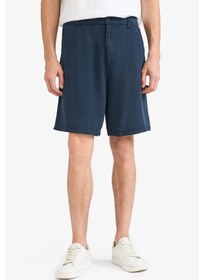 Resim Defacto Relax Fit Tensel Bermuda Şort E0804ax25smnv175 Lacivert 