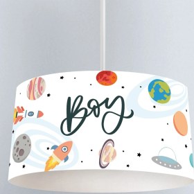 Resim instababyrooms Çocuk Odası Dijital Baskılı Dekoratif Sarkıt Avize Model 1355 