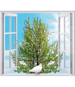 Resim Cam Ocak Arkası Koruyucu Ankastre Arkası Koruyucu | Pencere ve Güvercin 