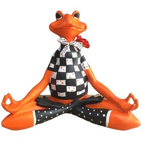 Resim Yogacı Kurbağa Eller Açık 