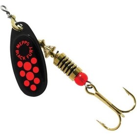 Resim Mepps Black Fury Siyah Kırmızı No:4 9.3g Döner Olta Kaşığı 